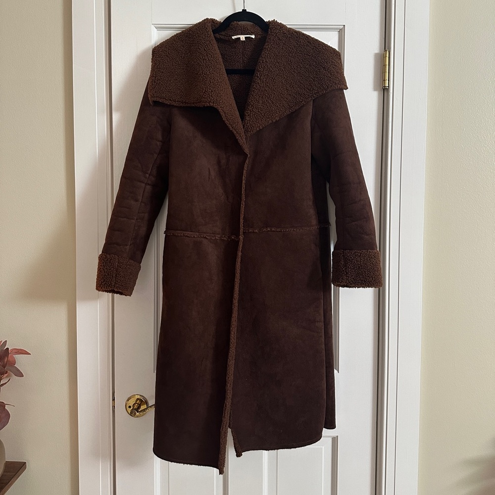 Brown Shearling Coat